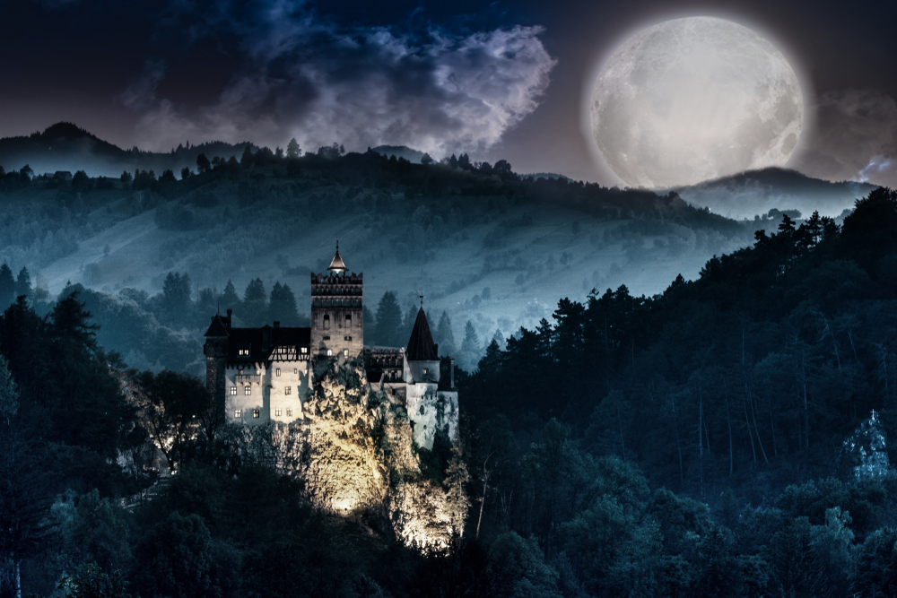Dracula’s,Castle,-,Bran,Castle,,Romania.,Halloween
