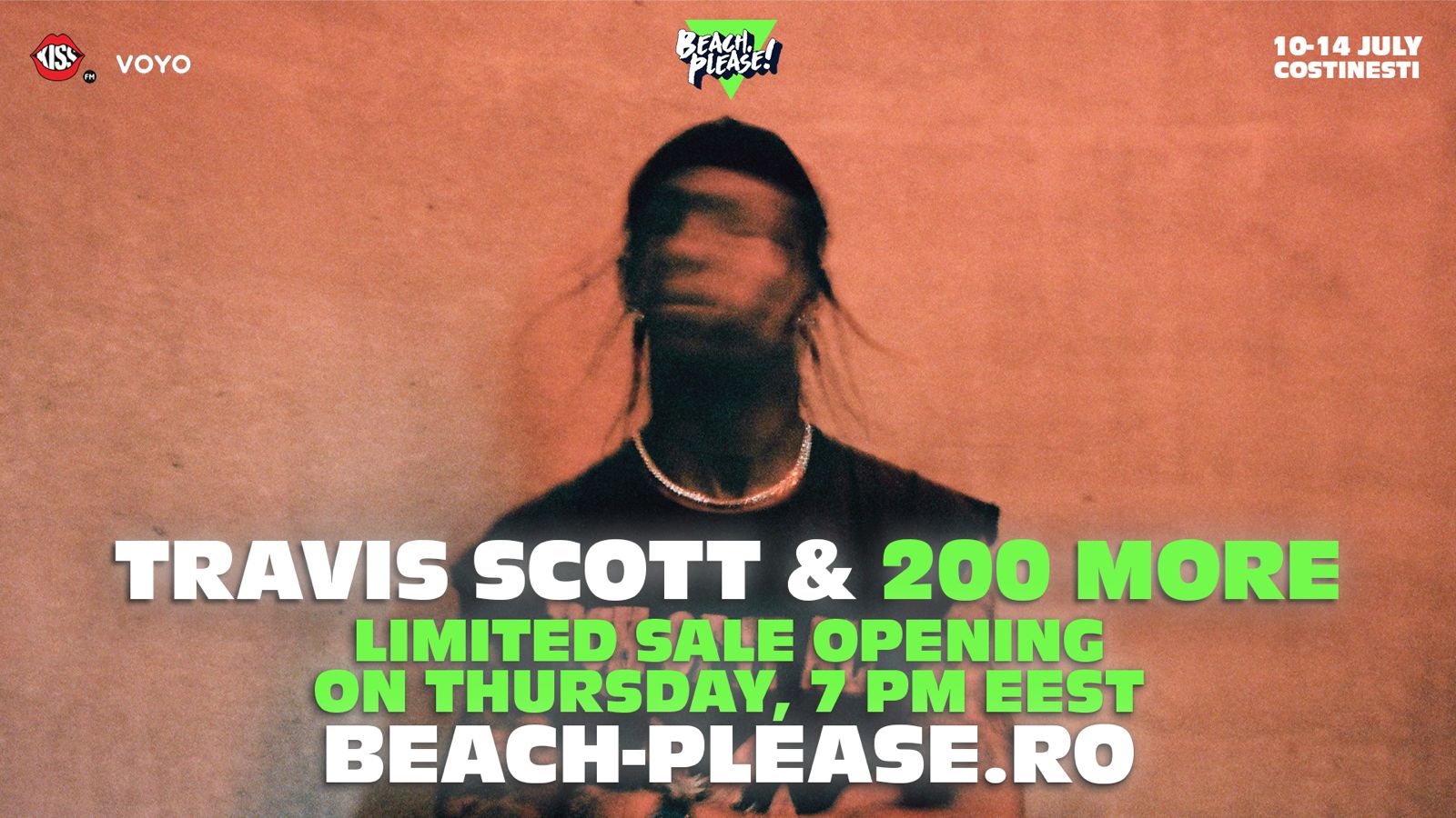 Travis Scott vine pentru prima oară în România