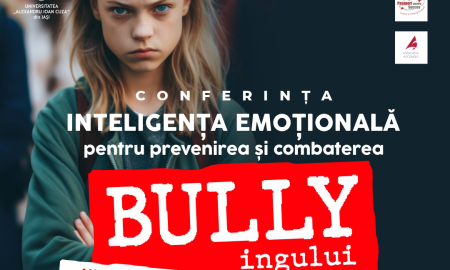 Conferință antibullying, la Iași, pe 15 iunie, cu Simona Ciff și Carmen Ciuraru