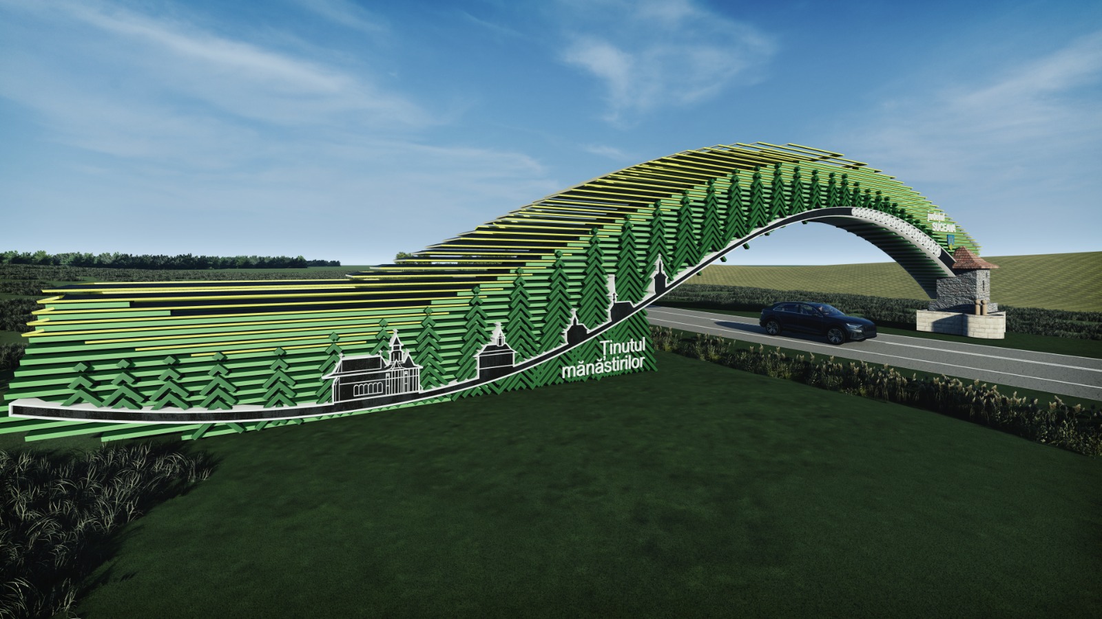 poartă de intrare în județul Suceava