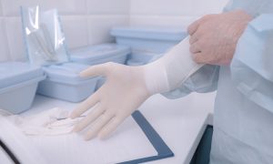 manusile latex nepudrate